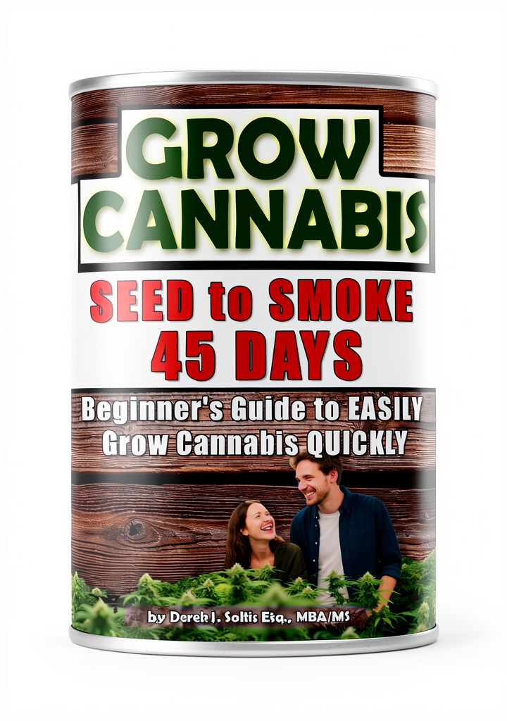 Installing Marijuana Cultivation Guide Print Replica eBook by GreenLeaf – 86 on a wooden desk