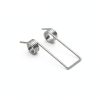 Torsion Springs 10PCS Steel Double Leg Design for Trash Bins SING F-6