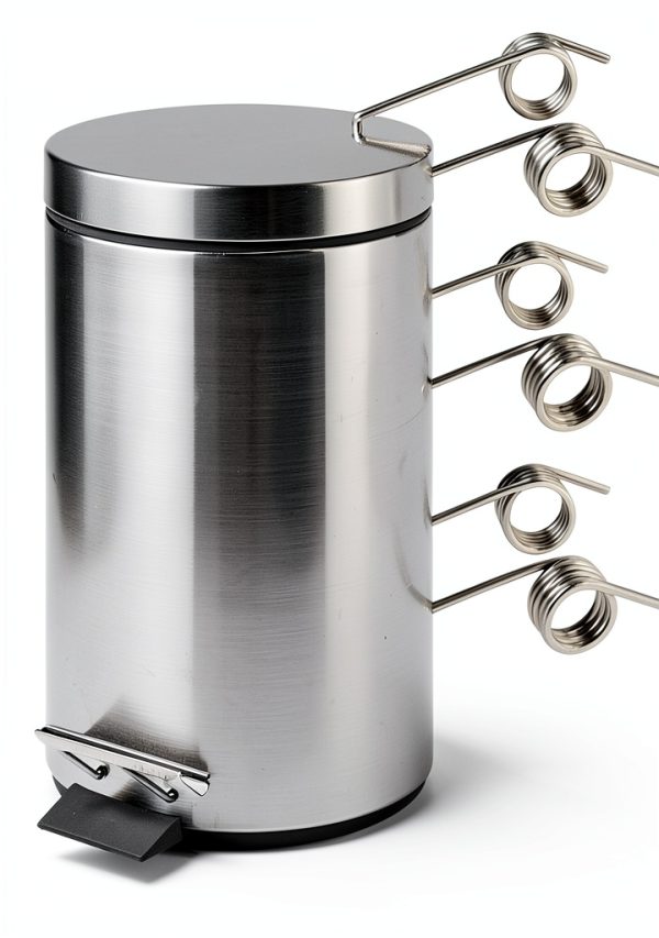 Torsion Springs 10PCS Steel Double Leg Design for Trash Bins SING F-1