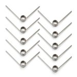 Torsion Spring 10pcs DIY 90° Stainless Steel 5 Coil Set Hoypeyfiy-0