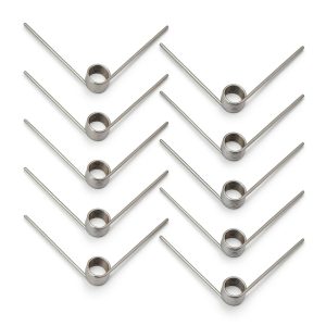 Torsion Spring 10pcs DIY 90° Stainless Steel 5 Coil Set Hoypeyfiy-0