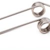 Torsion Springs 10PCS Steel Double Leg Design for Trash Bins SING F-3