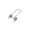 Torsion Springs 10PCS Steel Double Leg Design for Trash Bins SING F-5