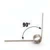 Torsion Spring 10pcs DIY 90° Stainless Steel 5 Coil Set Hoypeyfiy-6