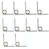 10pcs Torsion Springs 60/90/120/180 Degrees V-Shaped Torsional Spring, Wire Diameter 1.2mm Small Torsion Springs Kit for Home Repair & DIY Project ( Style : 90 Degrees , Size : 1.2mm x 10mm x 3laps )-4