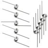 Qrity 10 PCS Stainless Steel Spring, Mechanical Torsion Spring, 0.5mm Wire Diameter, 5mm OD, 180° Deflection Torsional Spring for Tools Maintenance-0