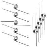 Qrity 10 PCS Stainless Steel Spring, Mechanical Torsion Spring, 0.5mm Wire Diameter, 5mm OD, 180° Deflection Torsional Spring for Tools Maintenance-0