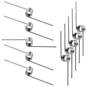 Qrity 10 PCS Stainless Steel Spring, Mechanical Torsion Spring, 0.5mm Wire Diameter, 5mm OD, 180° Deflection Torsional Spring for Tools Maintenance-0
