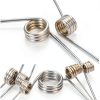 Glarks 45pcs 15 Sizes V-Shaped Return Springs, Angle 45/90/120 Degree Stainless Steel Torsion Spring, 0.5/1/1.5/2/2.5MM Wire Diameter Torsional Springs for Tools Maintenance and Carpentry Repair DIY-3