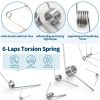 Torsional Springs 115Pcs Kit by Waltool Stainless Steel 21 Sizes-4