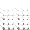 Torsional Springs 115Pcs Kit by Waltool Stainless Steel 21 Sizes-0