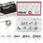 Stainless Steel Torsion Spring 45PCS Kit Hilitchi V‑Shape Set-0