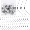 40 Pcs Stainless Steel Tiny Torsion Springs 0.5mm Wire 4.5mm OD 120°-0