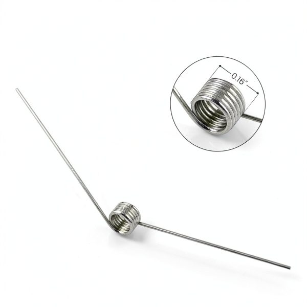 20pcs Stainless Steel Small Torsion Spring, 0.5 Wire Diameter, 4.5mm Outside Diameter, 120 Degree Tiny Torsional Assortment for Repair, Woodworking, DIY Kit, Light Duty Mini Hair Clip Replacement-1