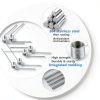 Qrity 10 PCS Stainless Steel Spring, Mechanical Torsion Spring, 0.5mm Wire Diameter, 5mm OD, 180° Deflection Torsional Spring for Tools Maintenance-2