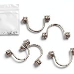 Tooth Model Torque Spring Small Middle Big Stainless Steel 10P/Bag (Big, 0.018X0.025)-0