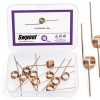 Swpeet 10Pcs 180 Degree Stainless Steel Torsional Springs 1.5mm Wire Diameter 15mm Outside Diameter, 50mm Tiny Torsional Spring Mechanical Small Torsion Spring for Home Repair Woodworking DIY Project-0