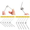120Pcs Torsional Springs Assortment Kit, Stainless Steel Torsion Springs, Mechanical Small Torsion Spring for Home Repairs & DIY Springs Assortment, 30 Different Sizes with Individual Bags-3