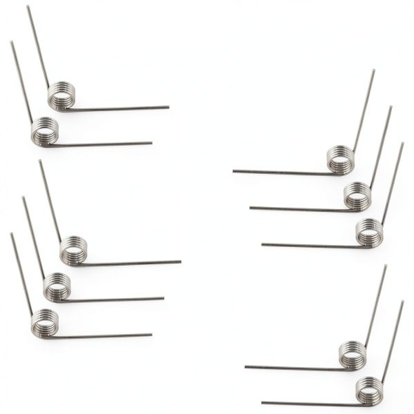 Hordion 10pcs 2 Inch / 50mm 90 Degree Small Torsion Spring Stainless Steel, Tiny Torsional Spring for Carpentry, Woodworking, Maintenance, Repair, DIY - 1mm Wire Diameter 11mm Outside Diameter-4