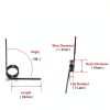 10pcs Torsion Springs 60/90/120/180 Degrees V-Shaped Torsional Spring, Wire Diameter 1.2mm Small Torsion Springs Kit for Home Repair & DIY Project ( Style : 90 Degrees , Size : 1.2mm x 10mm x 3laps )-0