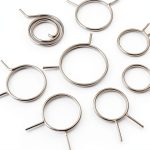 Marsrut 8pcs Replacement Door Handle Springs for Knob Lever Latch Internal Coil Repair Spindle Lock Torsion Spring Return 16 Gauge Torsion Spring Wire - Check Size Carefully Before Order-0