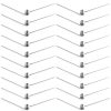 20pcs Stainless Steel Small Torsion Spring, 0.5 Wire Diameter, 4.5mm Outside Diameter, 120 Degree Tiny Torsional Assortment for Repair, Woodworking, DIY Kit, Light Duty Mini Hair Clip Replacement-0
