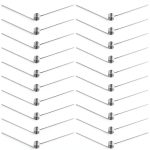 20pcs Stainless Steel Small Torsion Spring, 0.5 Wire Diameter, 4.5mm Outside Diameter, 120 Degree Tiny Torsional Assortment for Repair, Woodworking, DIY Kit, Light Duty Mini Hair Clip Replacement-0