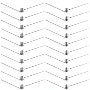 20pcs Stainless Steel Small Torsion Spring, 0.5 Wire Diameter, 4.5mm Outside Diameter, 120 Degree Tiny Torsional Assortment for Repair, Woodworking, DIY Kit, Light Duty Mini Hair Clip Replacement-0