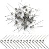 EATAKWARD 40 PCS Stainless Steel Small Spring, 4.5mm Tiny Torsional Spring,0.5 Wire Diameter Outside Diameter, Mechanical Small Torsion S pring 120° Deflection for Repair Woodworking DIY-0