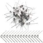 EATAKWARD 40 PCS Stainless Steel Small Spring, 4.5mm Tiny Torsional Spring,0.5 Wire Diameter Outside Diameter, Mechanical Small Torsion S pring 120° Deflection for Repair Woodworking DIY-0