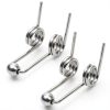 2PCS Double Return Torsion Springs Fit for 25mm/0.98" Diameter Curling Iron Rod - Part Replacement Accessories for Hair Rollers (Length: 24mm; Wire Diameter: 1.0mm)-0